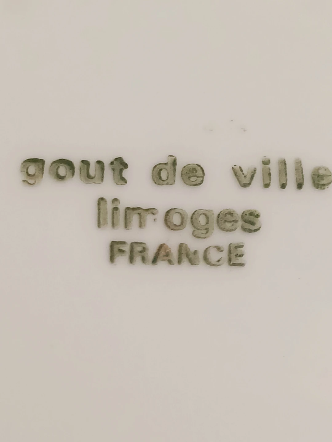 Gout de Ville Limoges Fragonard France 22K Gold Panted Plate - photo 5