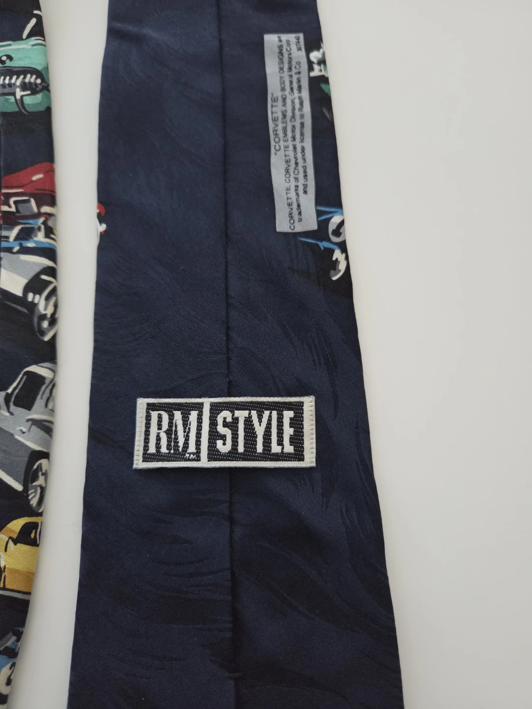 RM Style Chevrolet Corvette Theme Necktie - photo 4