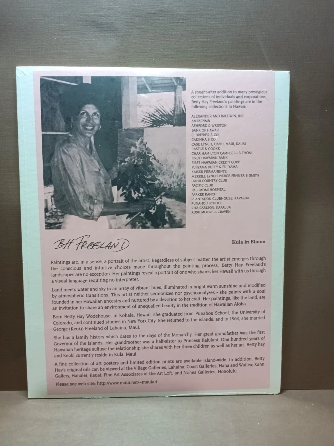 Betty Hay Freeland Kula in Bloom Print - photo 4
