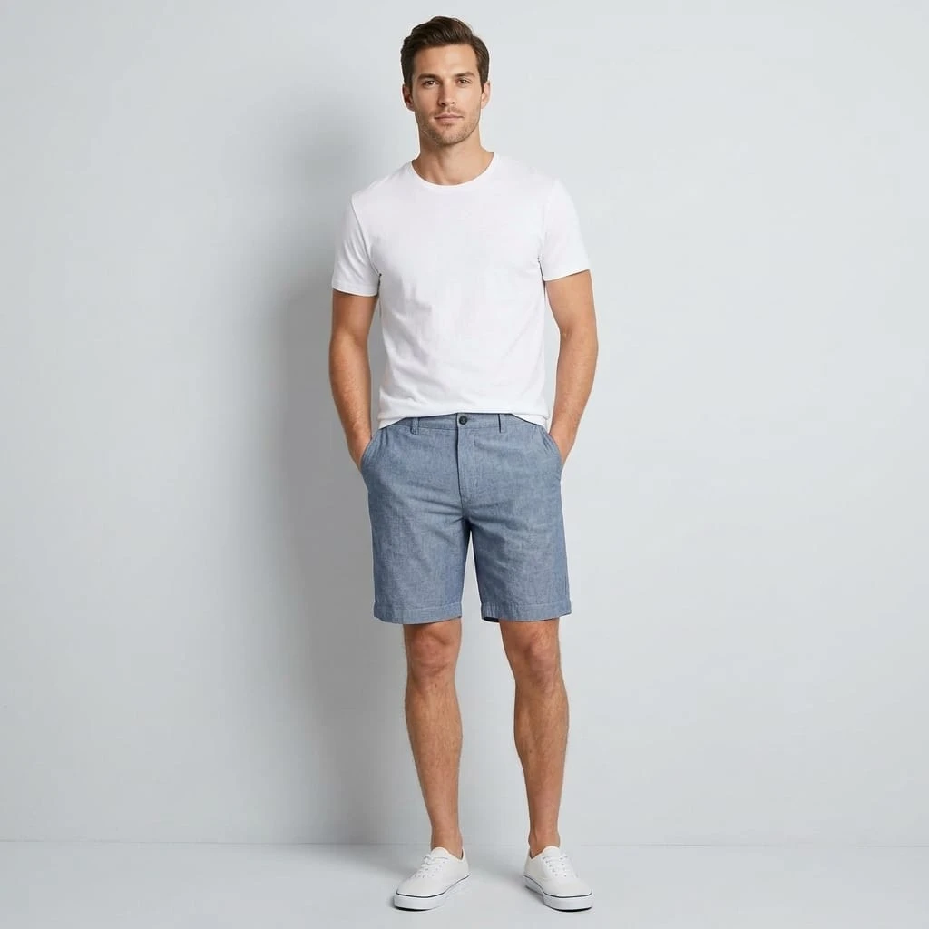 Perry Ellis Mens Blue Shorts