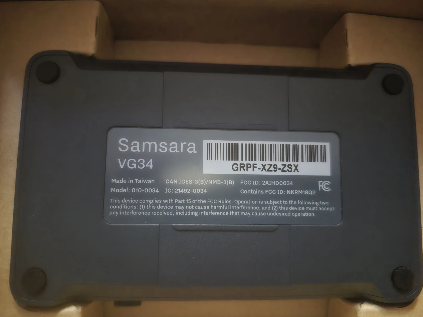 Samsara VG34 Vehicle Gateway
