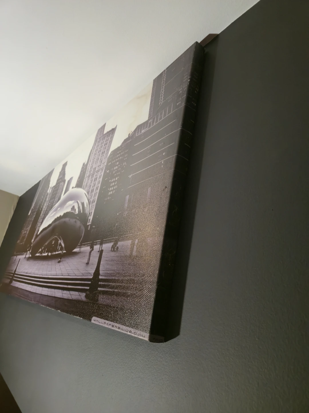 Large Chicago Bean Canvas Wall Art 60" x 30 - photo 3
