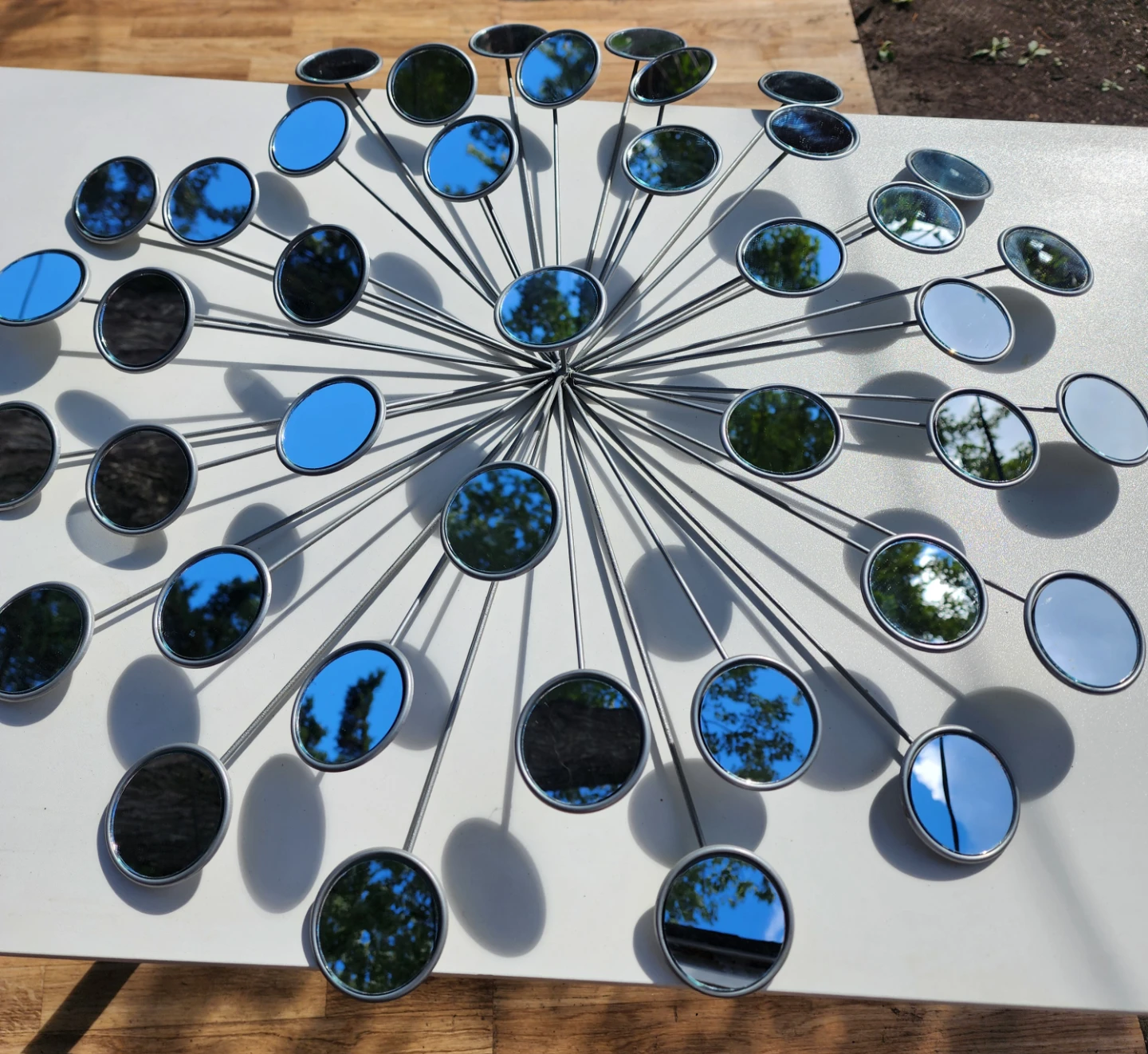 Sunburst Multi-Mirror Wall Art - photo 4