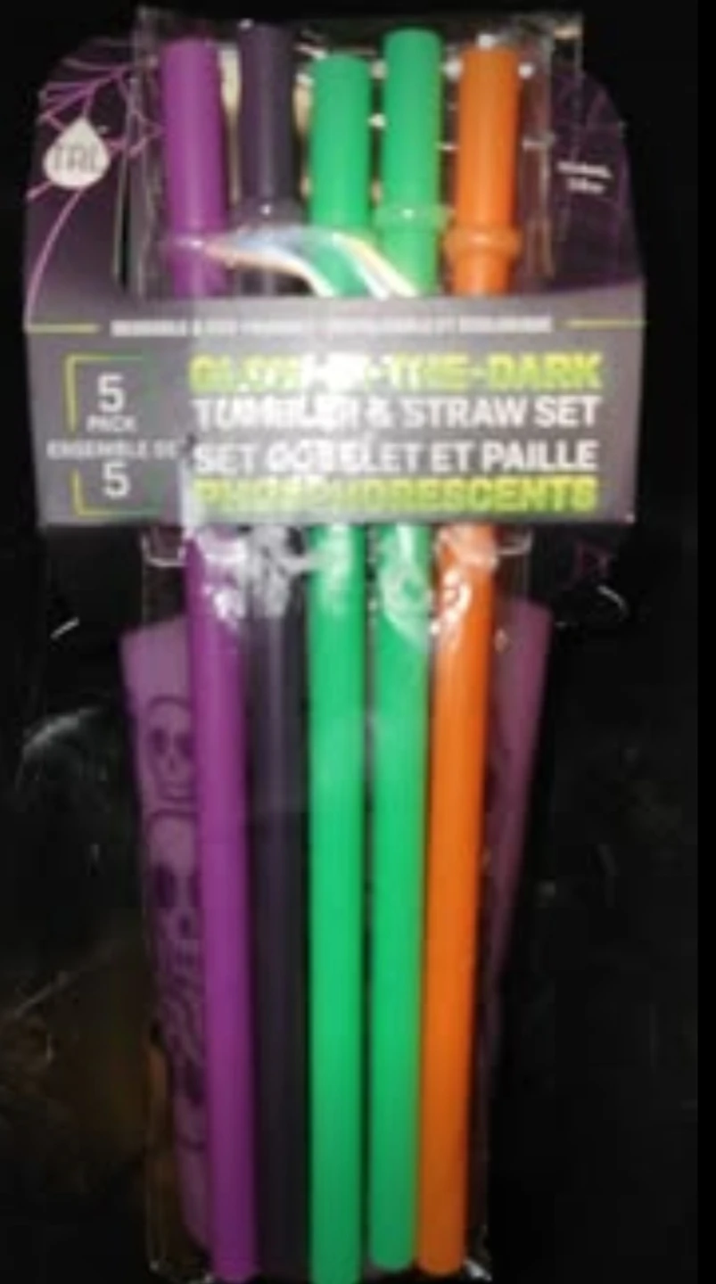 5 Tall Glow in the dark Halloween tumblers - photo 2