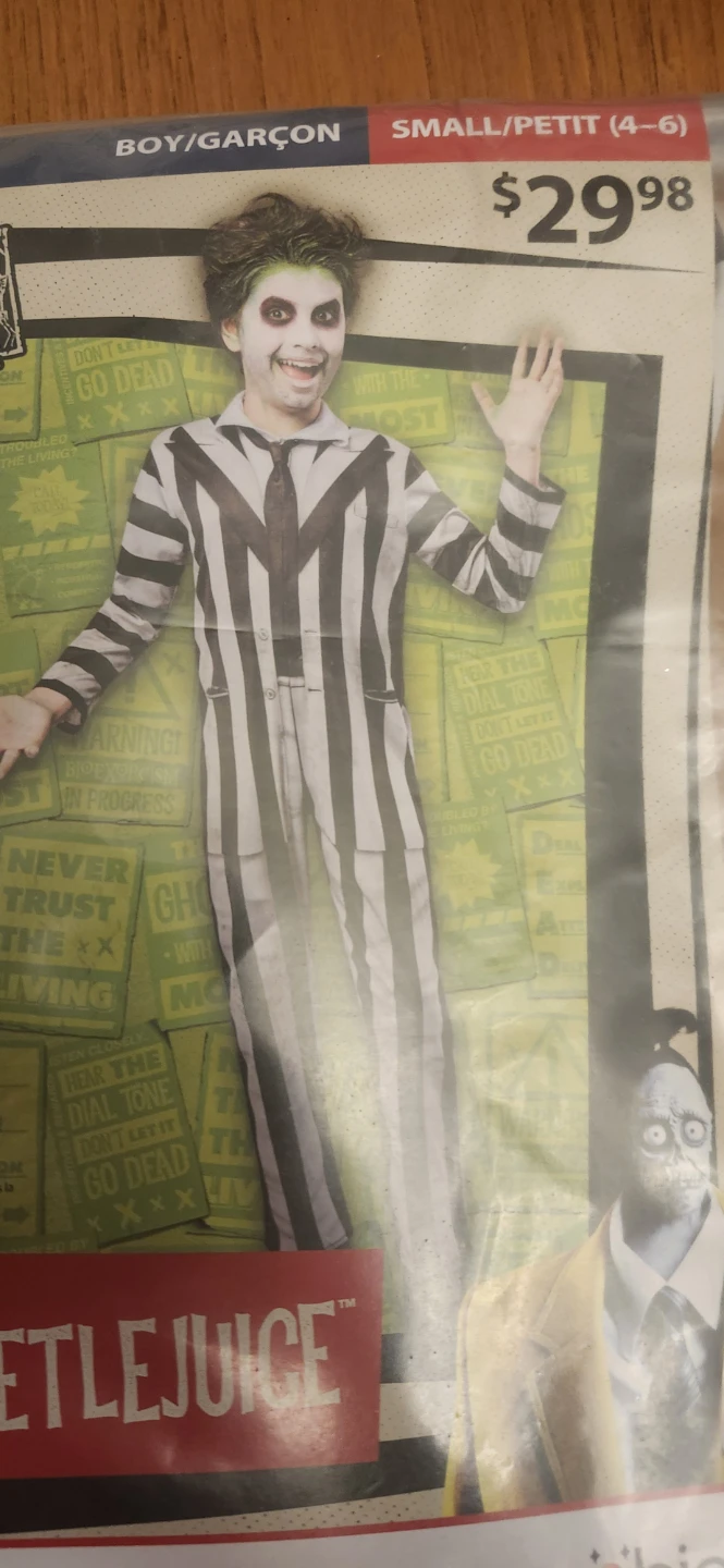 Rubies Beetlejuice Costume Small 4-6 - photo 2