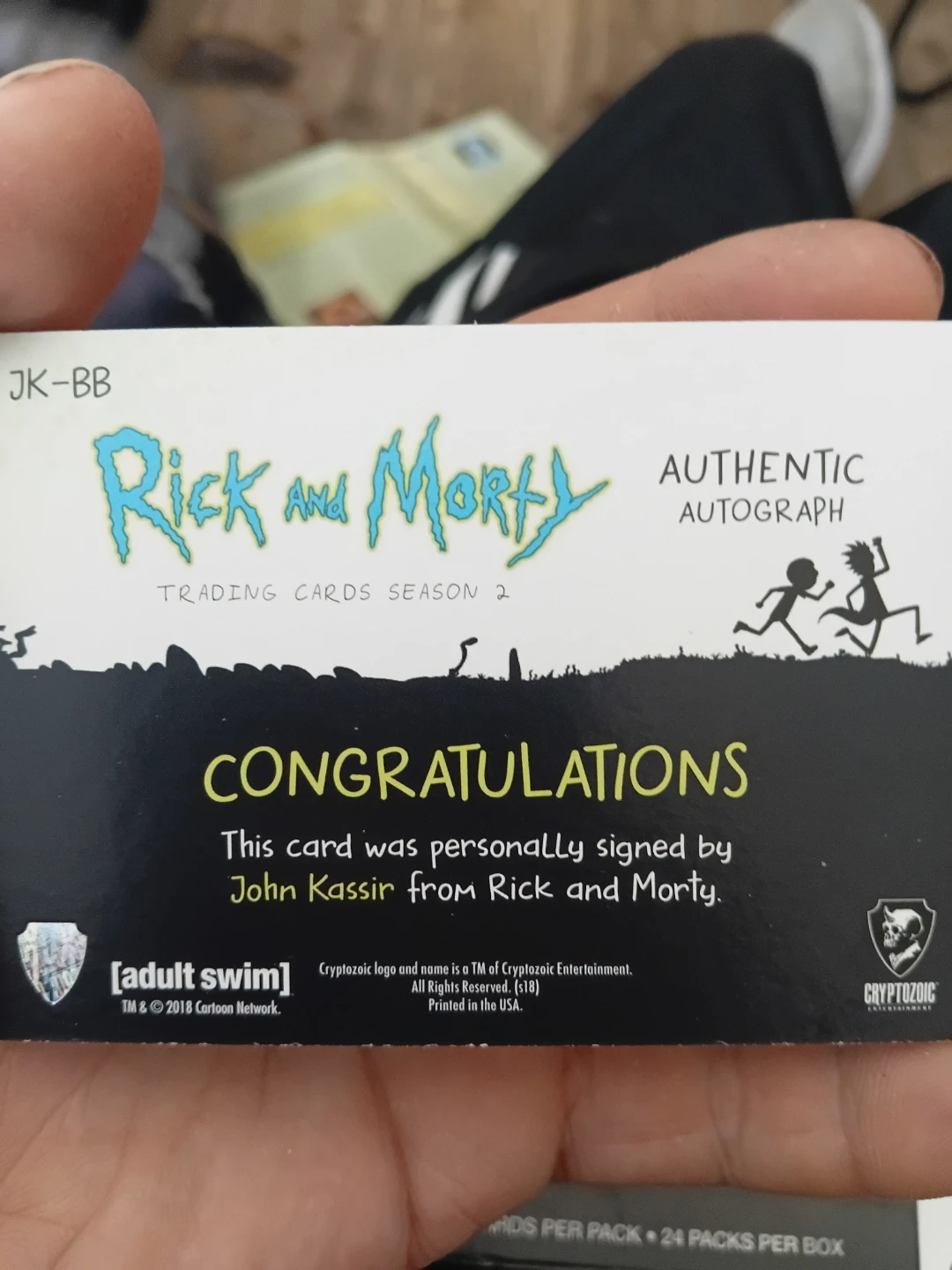 Rick and Morty Season 2 Authentic Autograph Trading Cards
