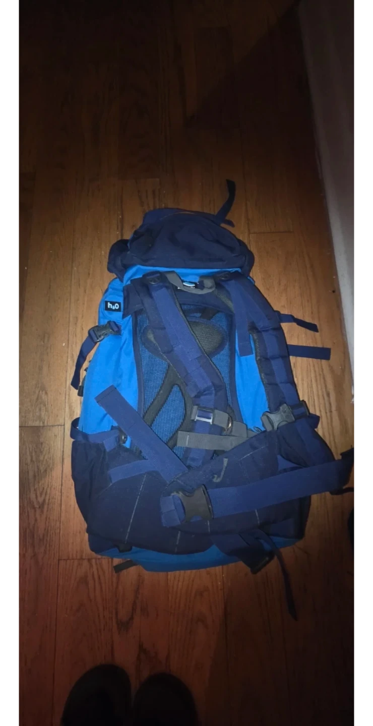 Blue 40L Hiking Backpack - photo 2