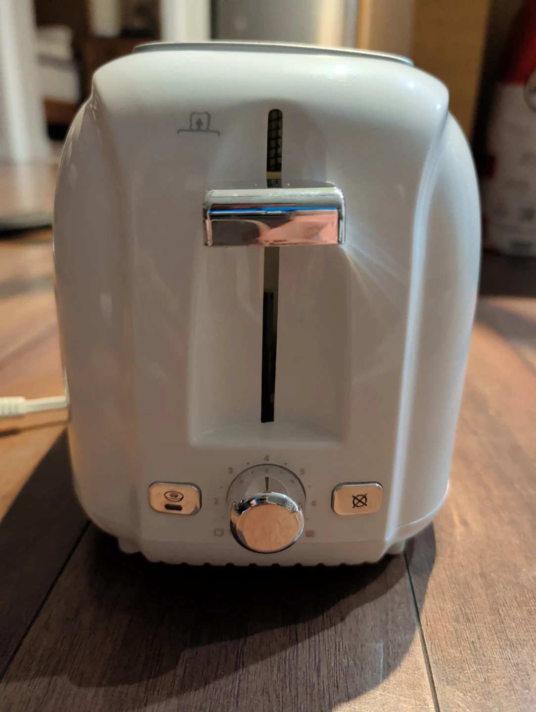 Sunbeam 2-Slice White Toaster - photo 2
