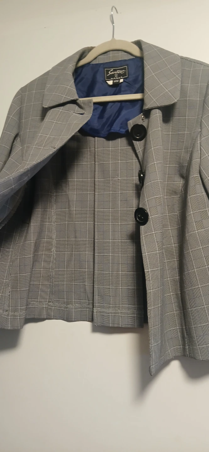 Woman Plaid Jacket - photo 5