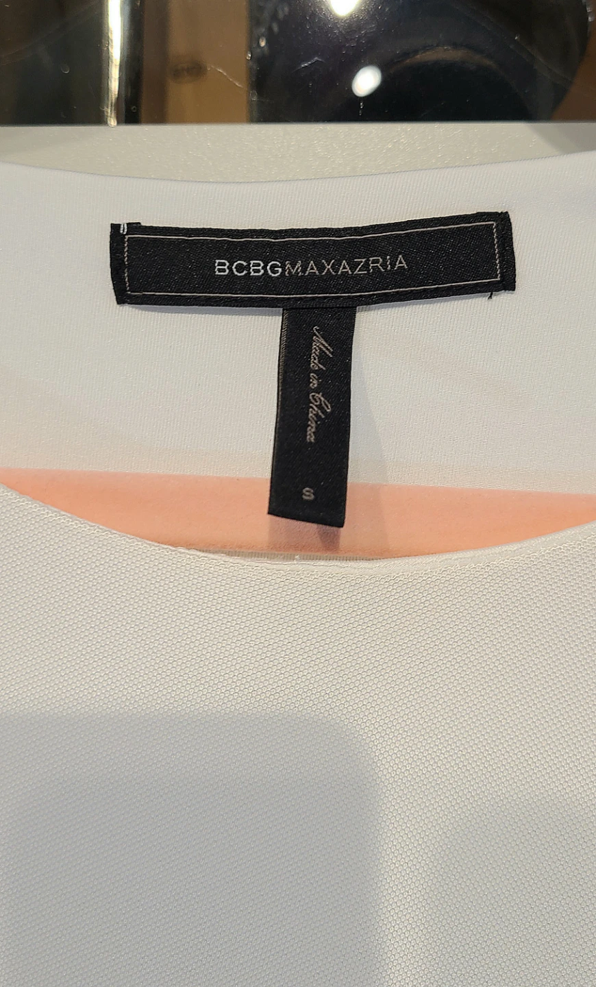 BCBGMAXAZRIA White Sleeveless Top - photo 2