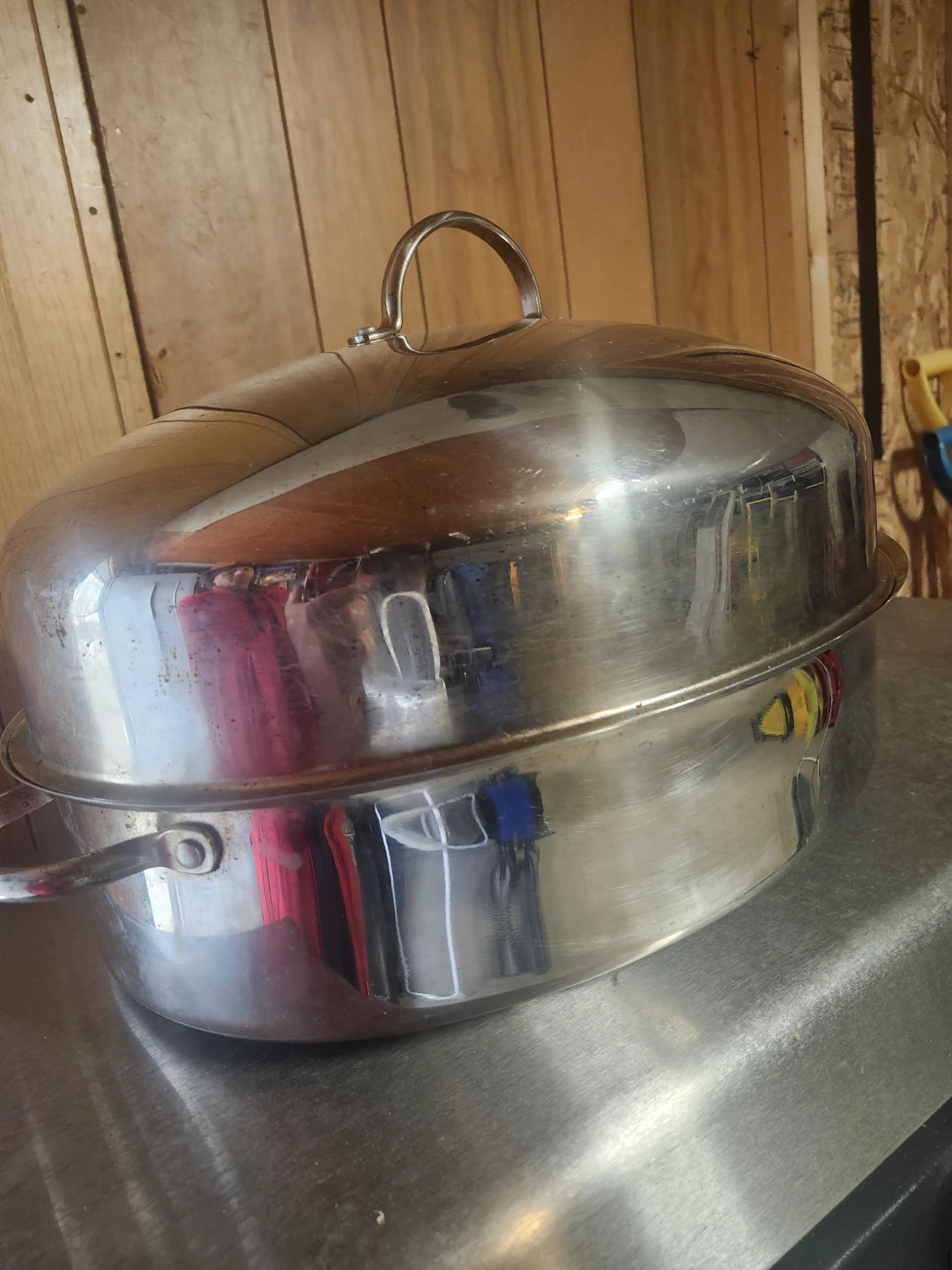 Stainless Steel Roaster with Lid - photo 2