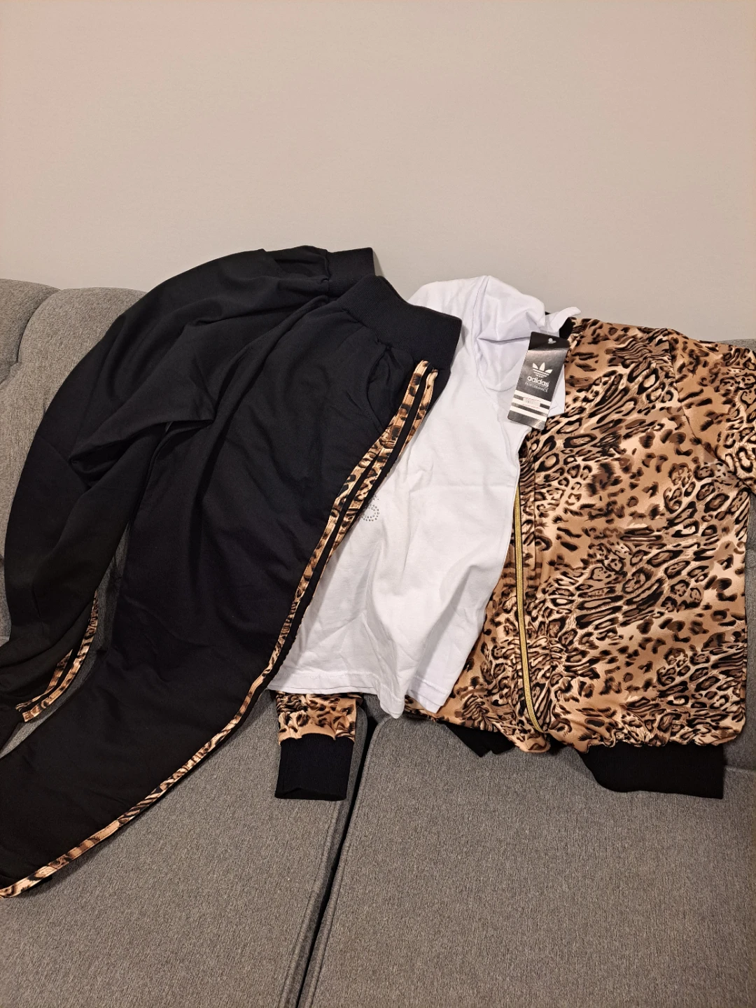 Adidas Three-Piece Tracksuit Set