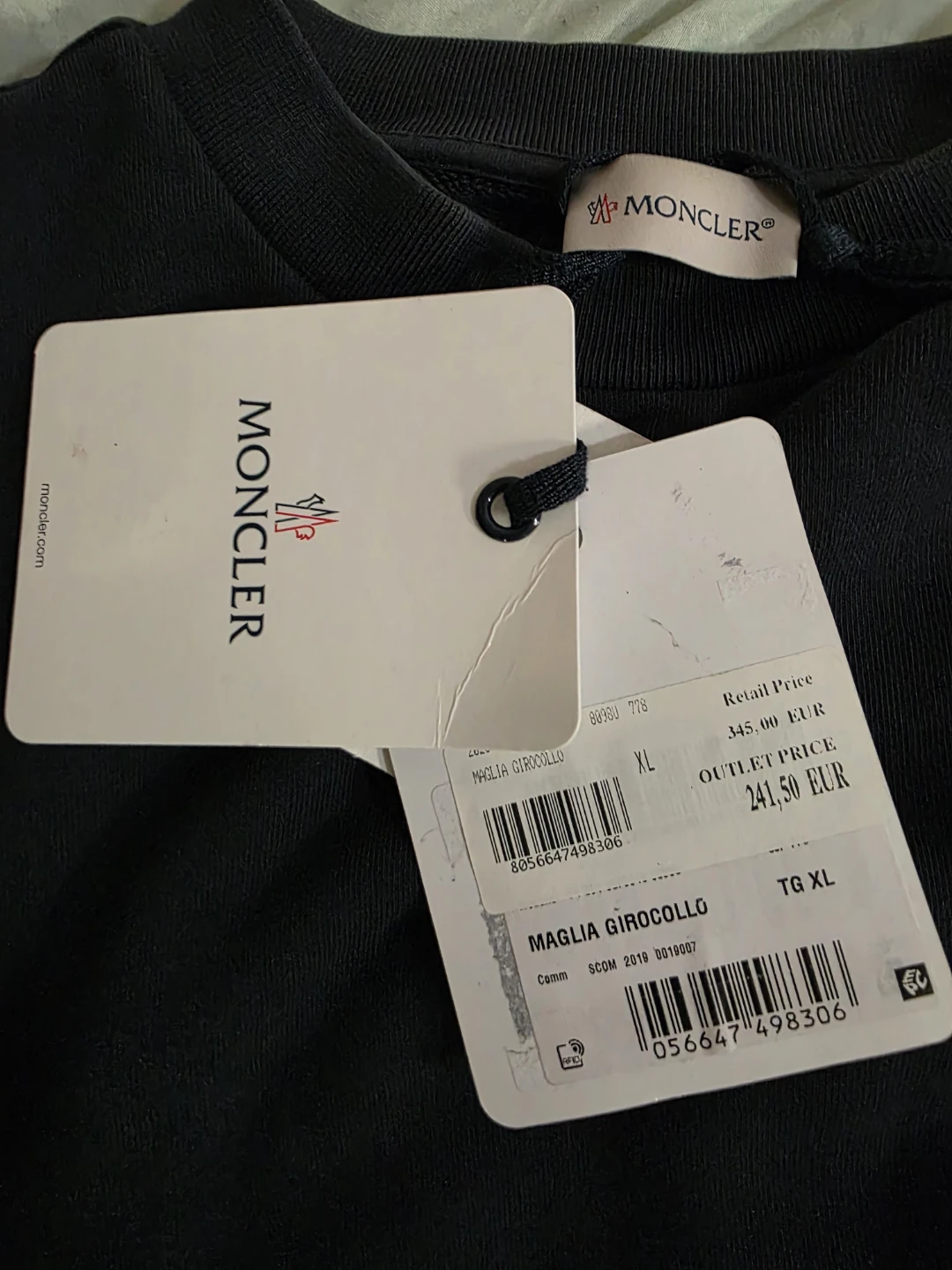 Moncler authentic navy blue sweater - photo 2