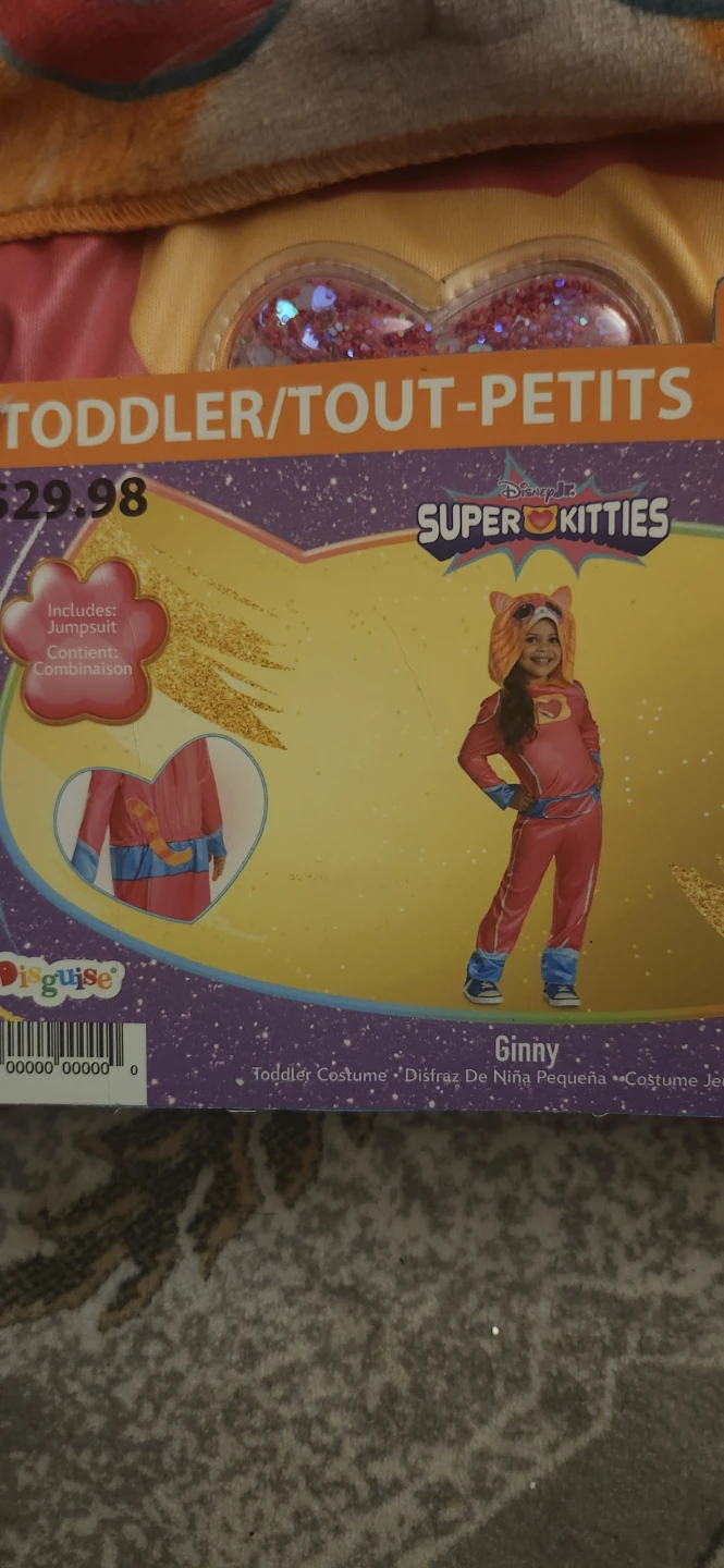 SuperKitties Ginny Toddler Costume Size 3-4T - photo 2