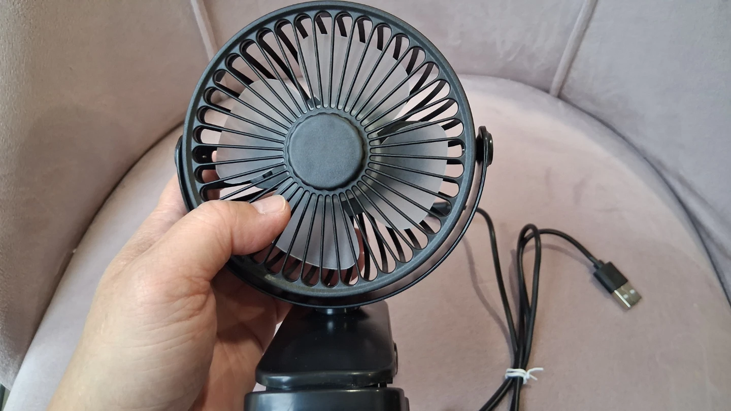 Fan USB Chargeable Clamp