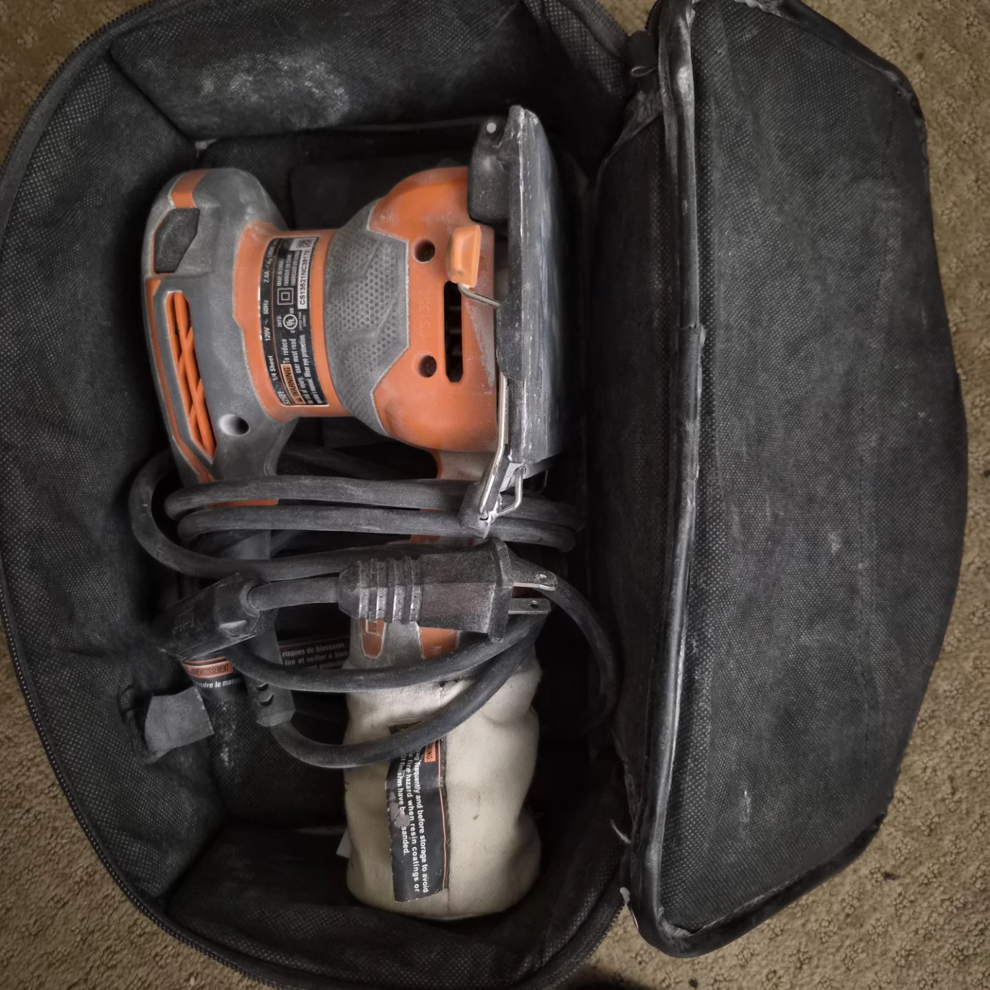 Ridgid 1/4 Sheet Orbital Sander