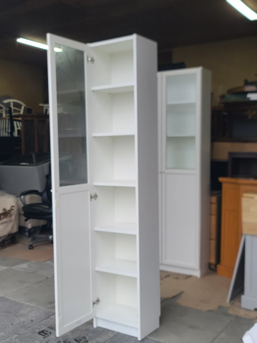 White Oxberg Tall Cabinet - photo 2