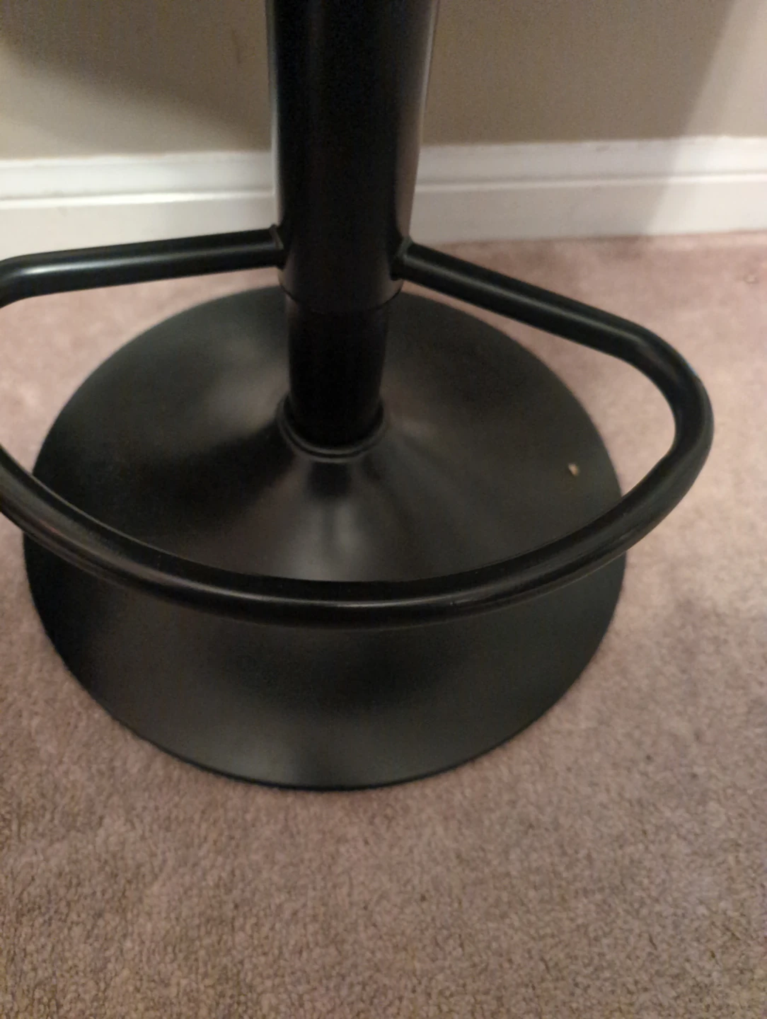Adjustable Black Bar Stool - photo 5