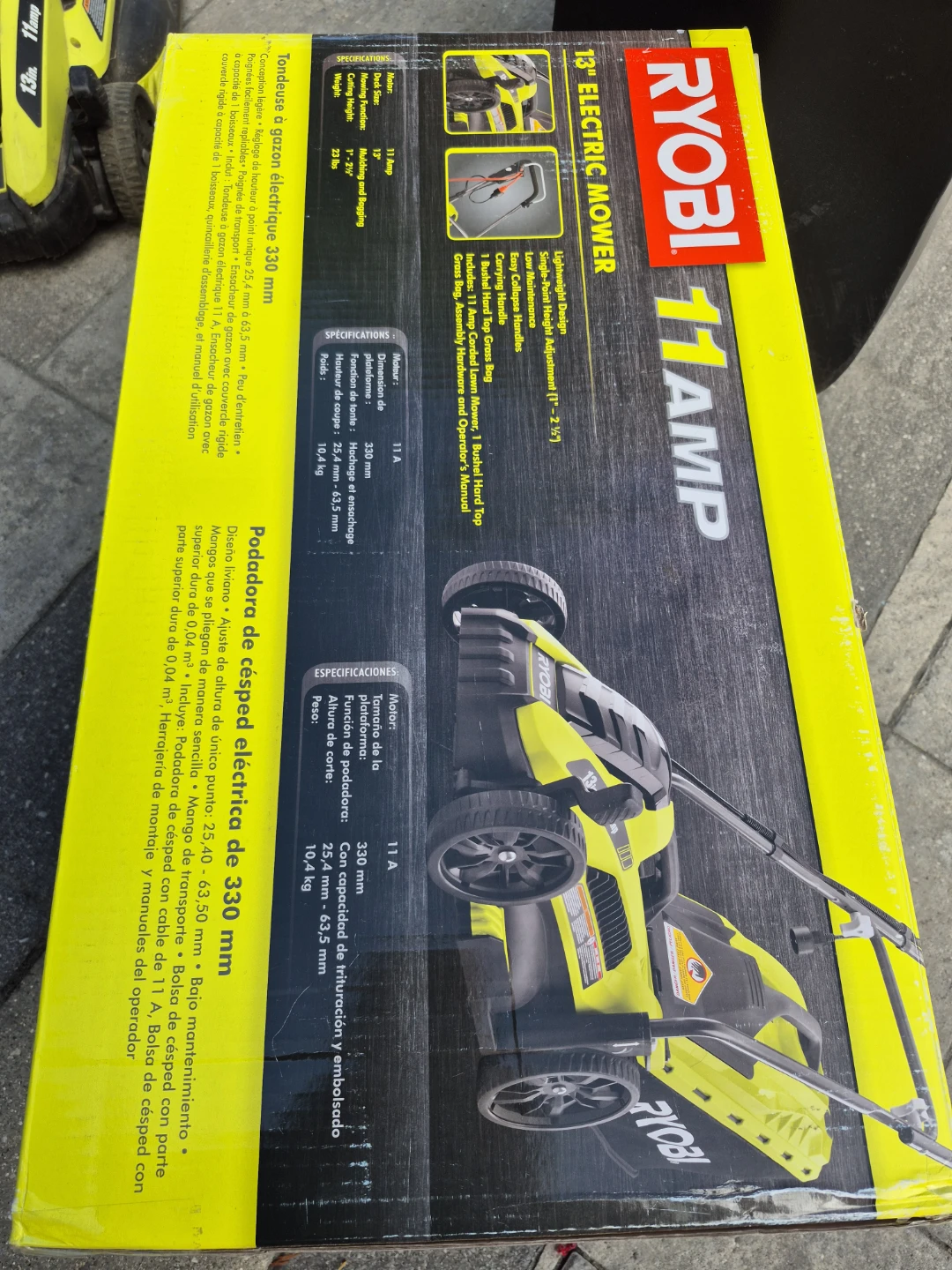 Ryobi 13" Electric Mower - photo 5