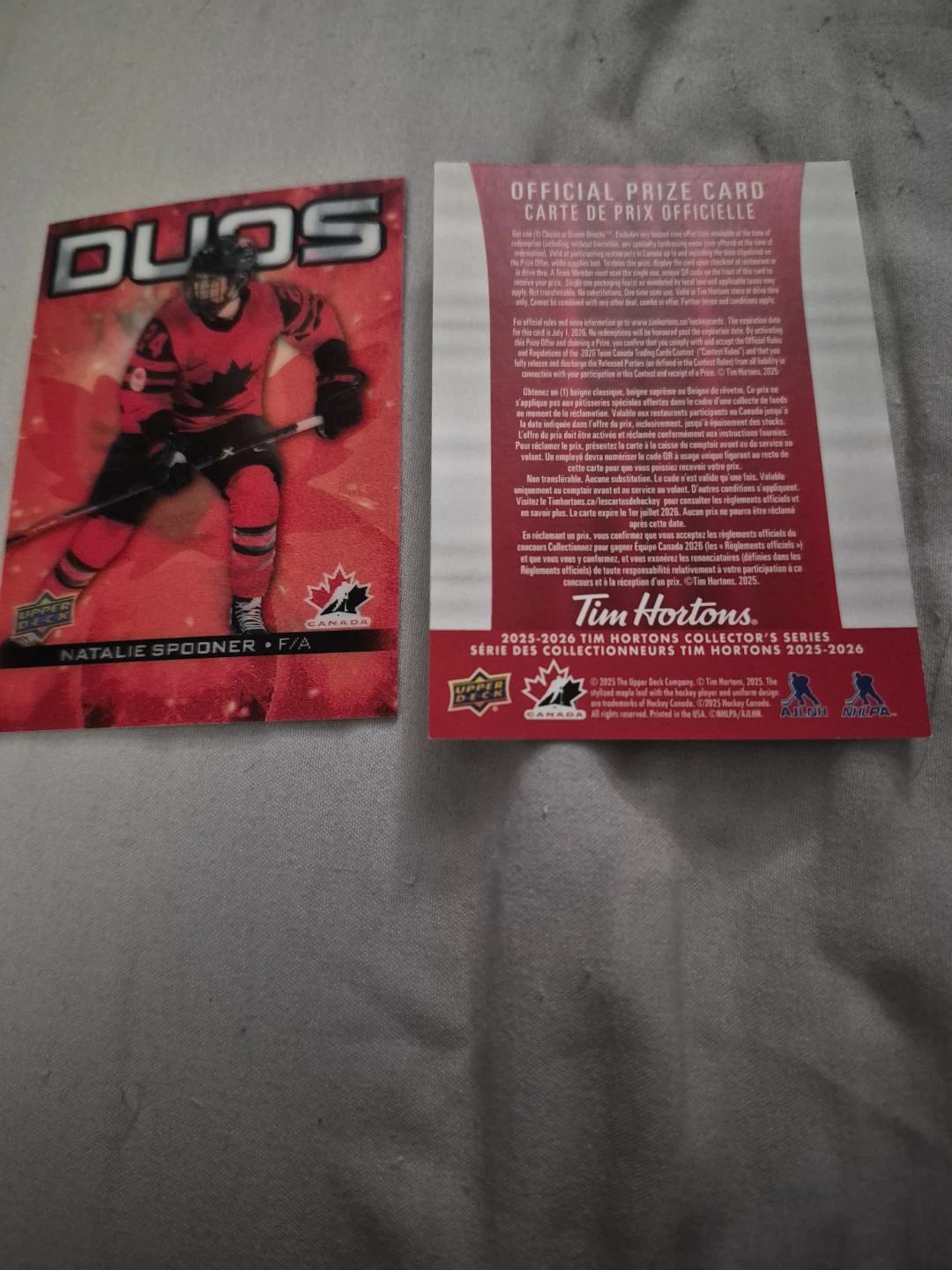 Tim Hortons hockey cards  60.00 - photo 3