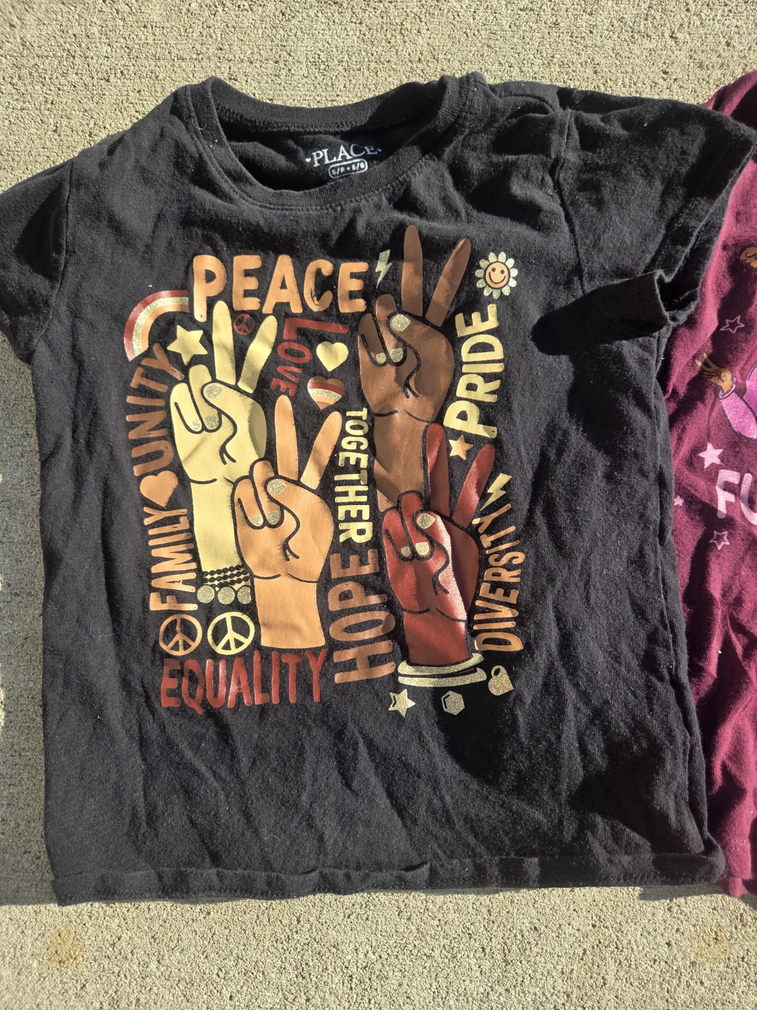 The Children's Place Girls Graphic T-Shirt Set - photo 2