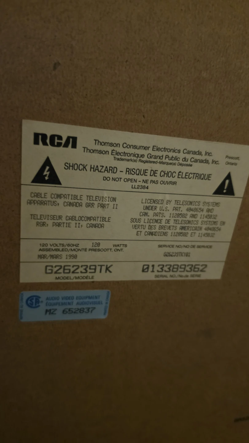 Vintage RCA CRT Television Cabinet - photo 3