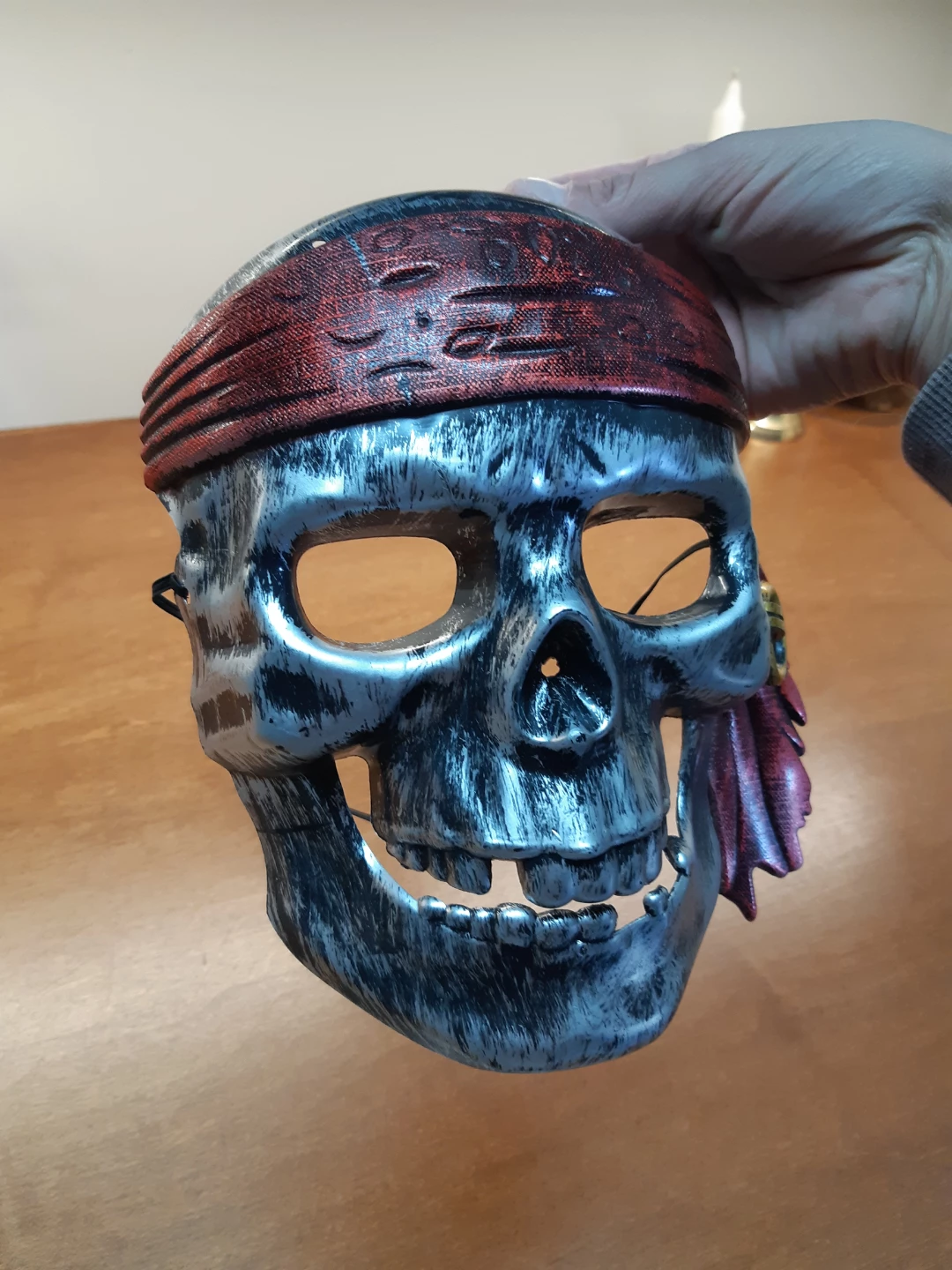Skeleton Pirate Halloween mask - photo 5
