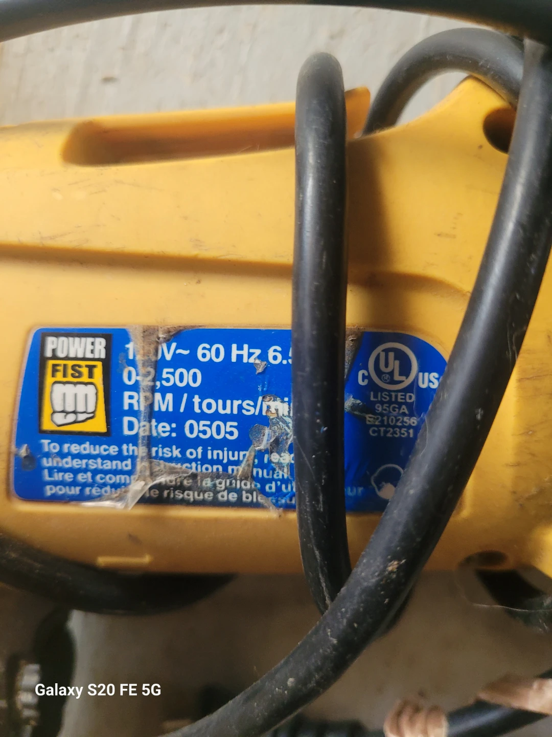 Power Fist 1/2" Hammer Drill