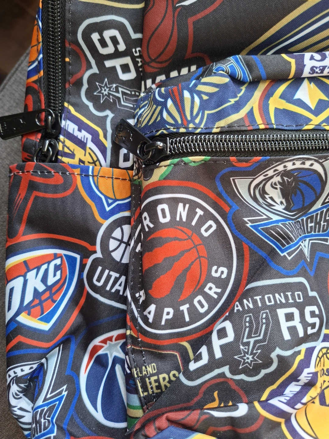 NBA Team Logo Print Backpack - photo 3