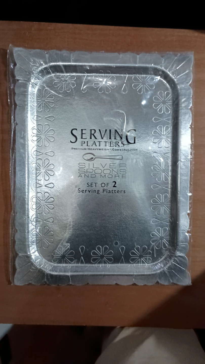 Silver Spoons and More Serving Platters Set of 2