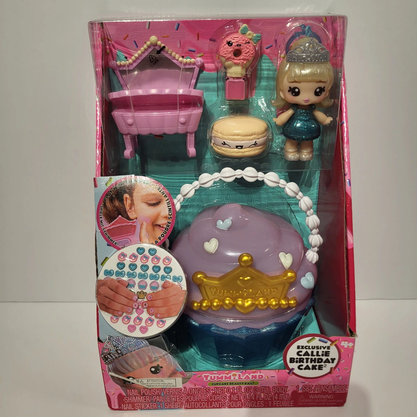 Yummiland Cupcake Beauty Bag - Callie Birthday Cake