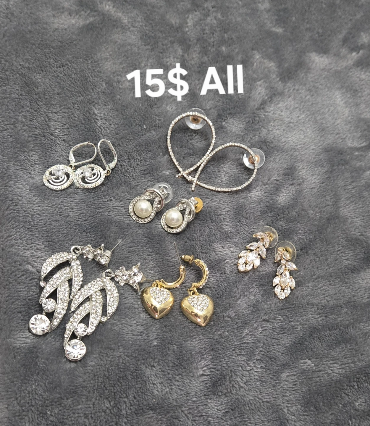Assorted Fashion Earrings and Necklace Collection