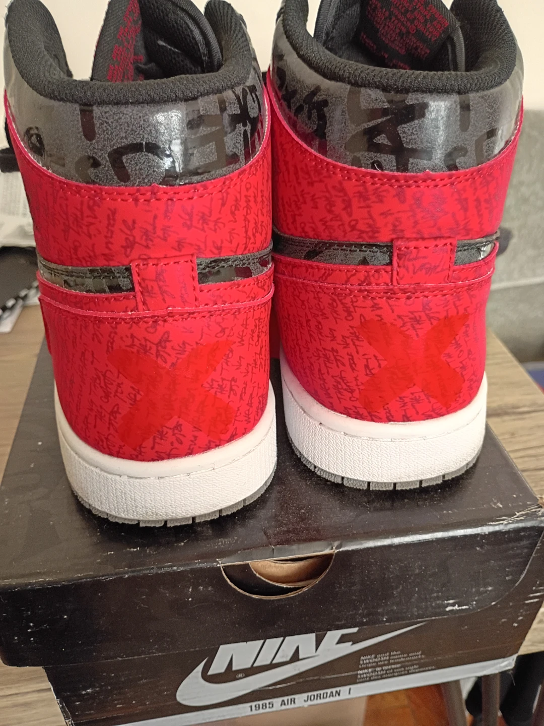 Air Jordan 1 High Rebellionaire "BANNED" MENS SIZE 9 WORN 1 TIME - photo 5