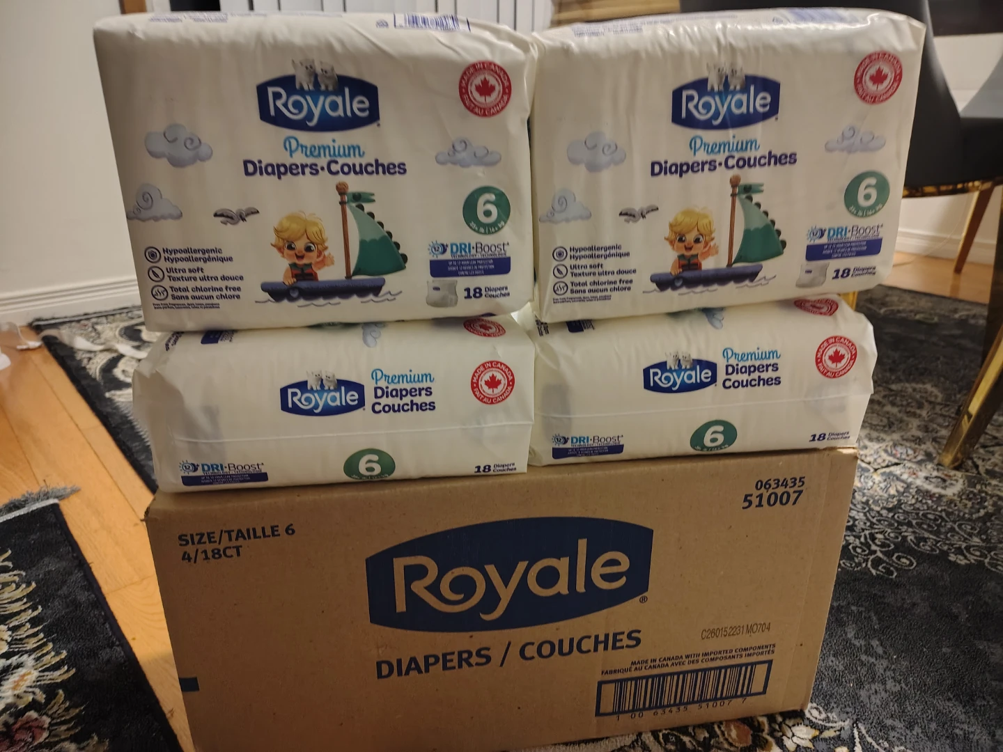 Royale Premium Diapers Size 6, - photo 2