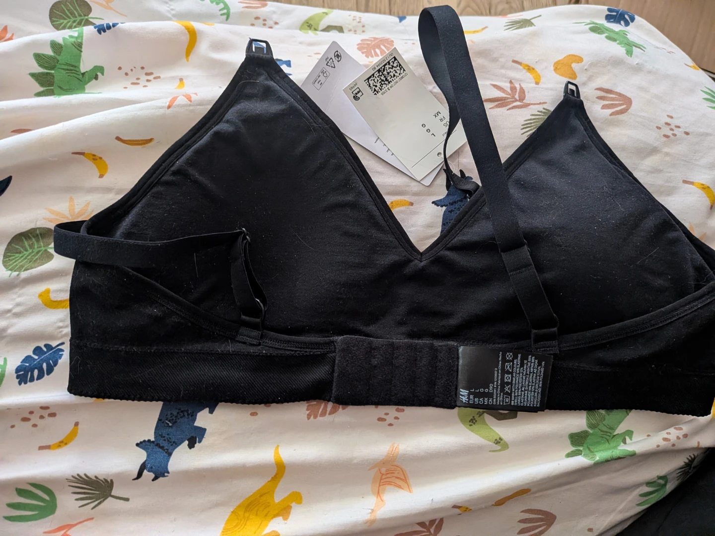 H&M Black Nursing Bra Size L - photo 2