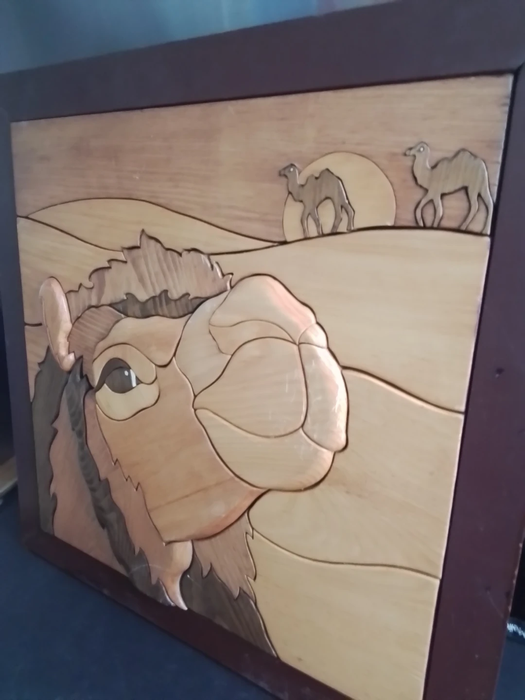 Intarsia Wooden Camel Wall Art - photo 5