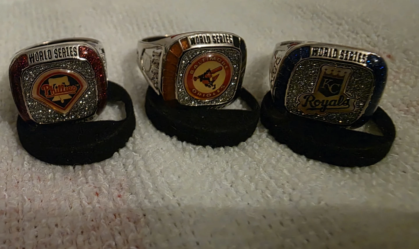 Set of 6 MLB World Series Championship Rings