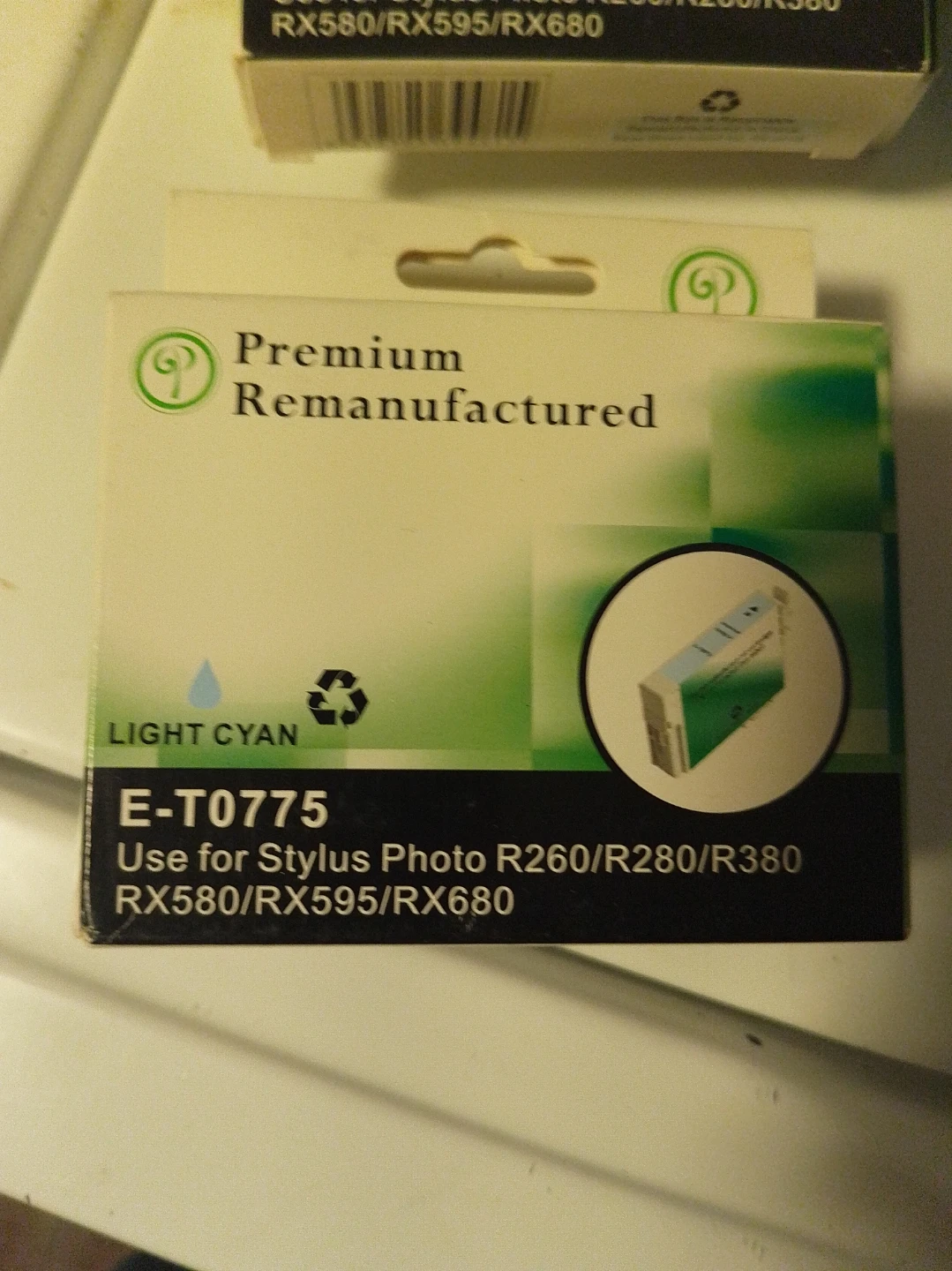 E-T0775 Premium Remanufactured Light Cyan Ink Cartridge - photo 2