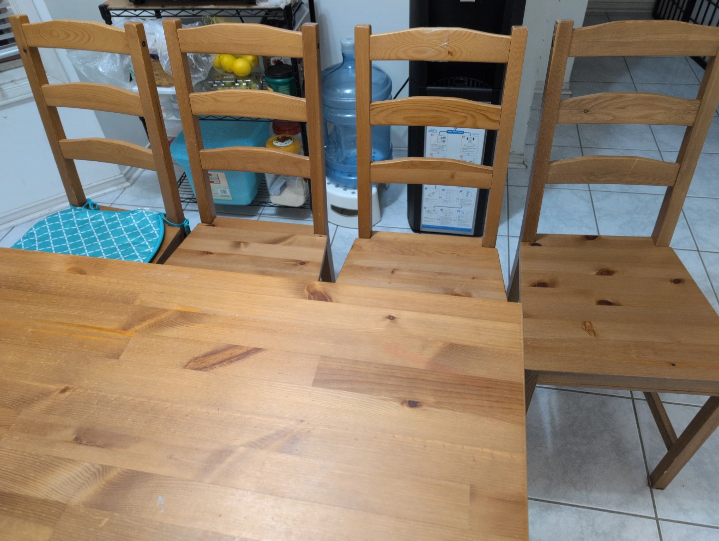 IKEA Jokkmokk Dining Table and Chairs - photo 2