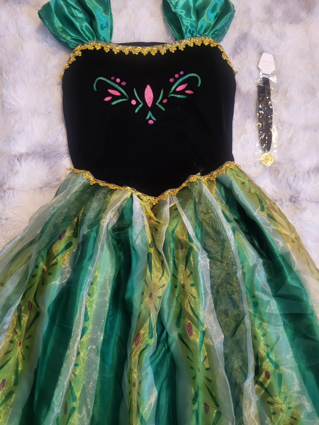 New Adult Small Frozen Anna Costume Dress - photo 5