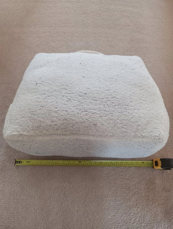 Dog Pillow – Cream Sherpa Pet Pillow, 20 Inches - photo 3