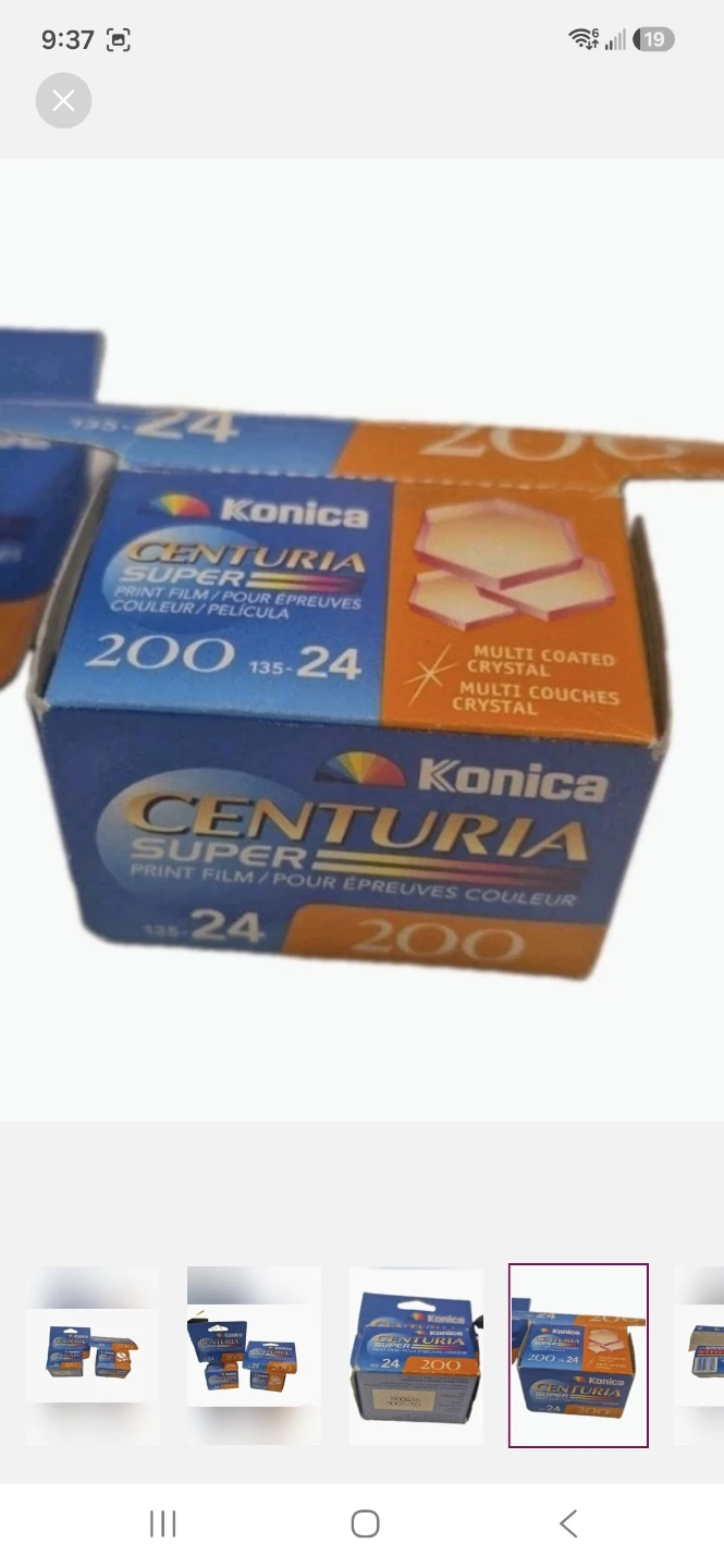 Two rolls of Konica Centuria Super 200 135-24 film - photo 4