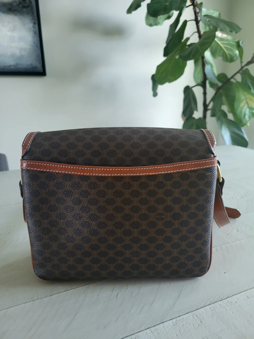 Celine Macadam Horse Bit Shoulder Bag - photo 2
