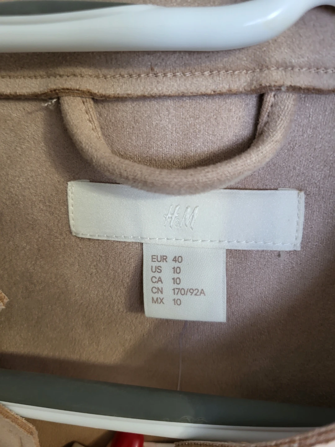H&M Beige Suede-Look Coat - photo 4
