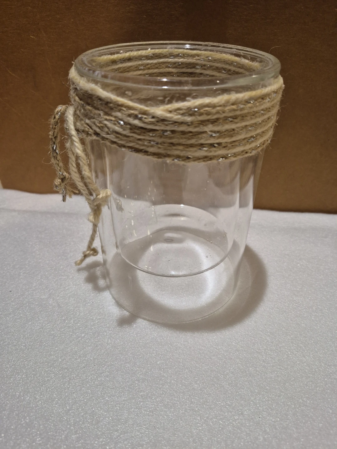 Clear Glass Jar with Twine Accent (Skokie)