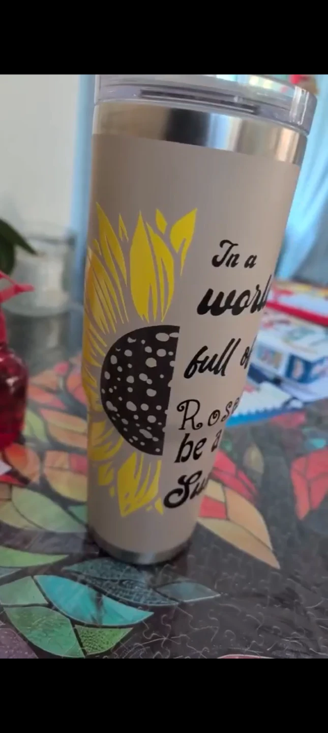 Sunflower Stainless Steel Tumbler - photo 2