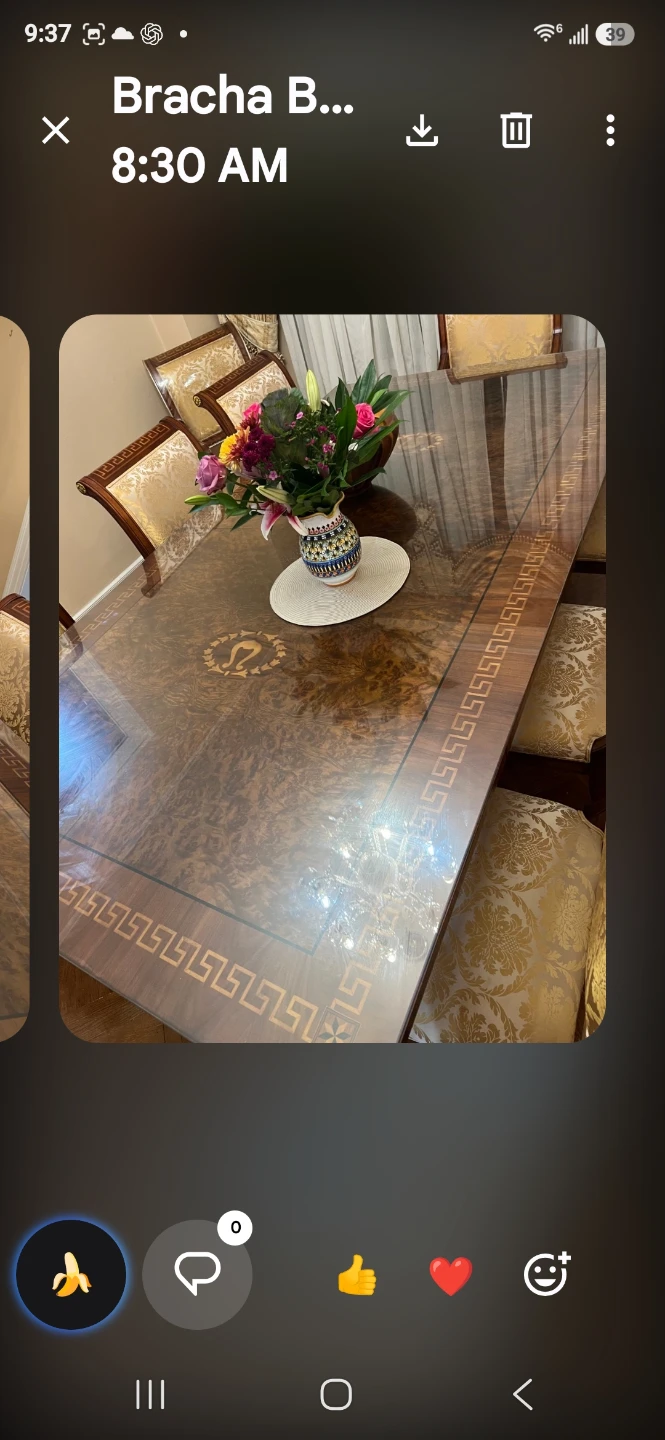 Versace Dining Table and Chair Set - photo 3