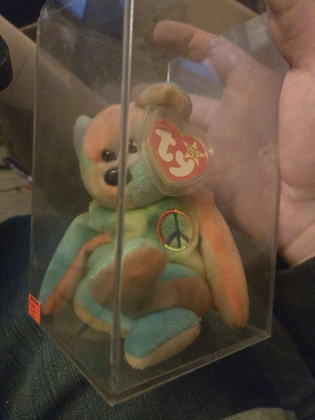 Ty Beanie Baby Peace Bear