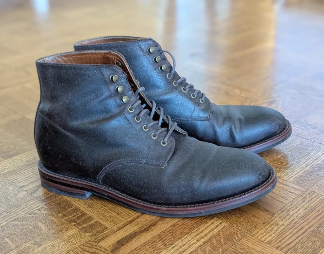 Grant Stone Brown Leather Boots Size 10D