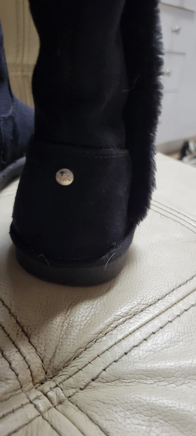 Michael Kors Black Faux Fur Winter Boots sz 1 - photo 4